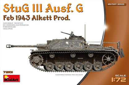 MiniArt StuG III Ausf G Feb 1943 Prod - 72101 box art