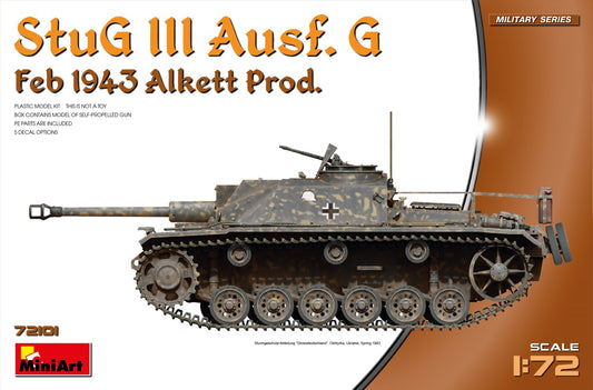 MiniArt StuG III Ausf G Feb 1943 Prod - 72101 box art