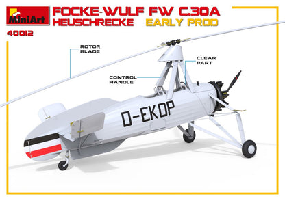 MiniArt 1/35 Aircraft - Focke-Wulf Fw C.30A Heuschrecke Early - 41012