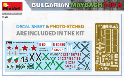 MiniArt 1/35 Military - Bulgarian Maybach T-IV H Tank - 35328