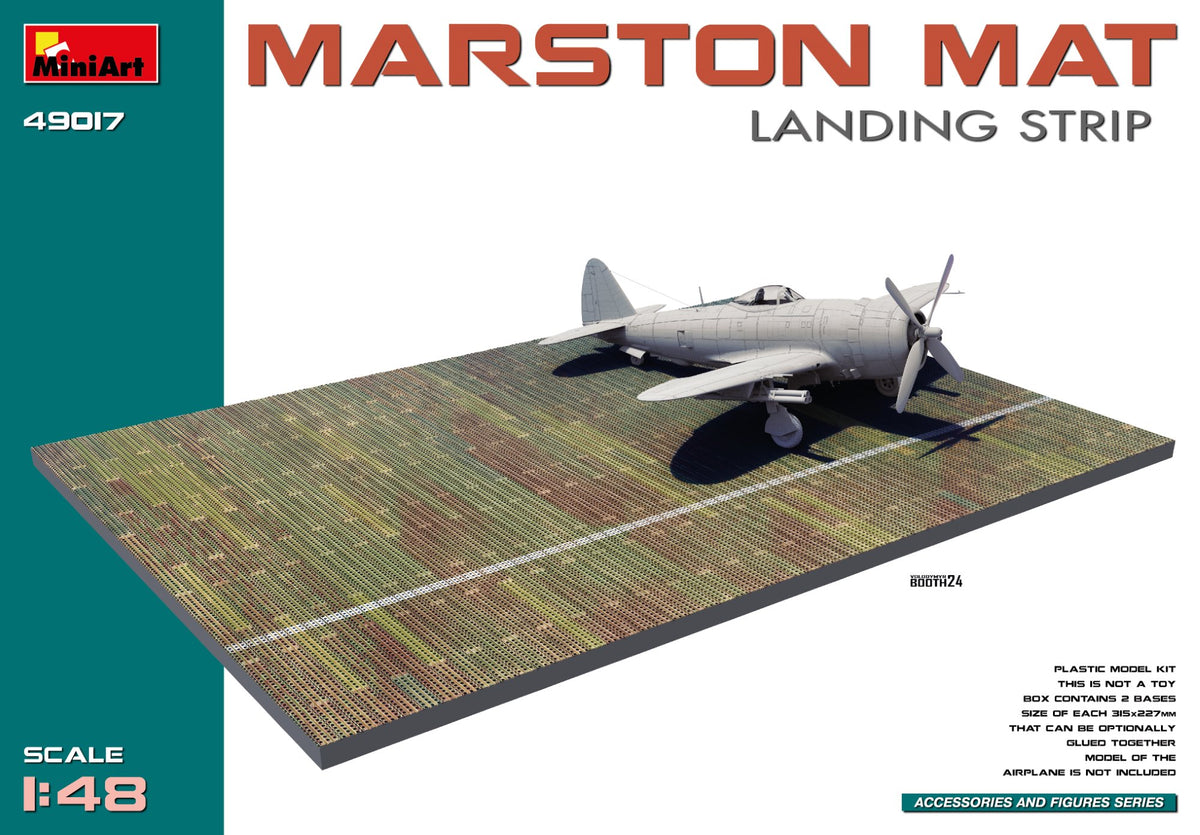 MiniArt Marston Mat Landing Strip - 49017 box art