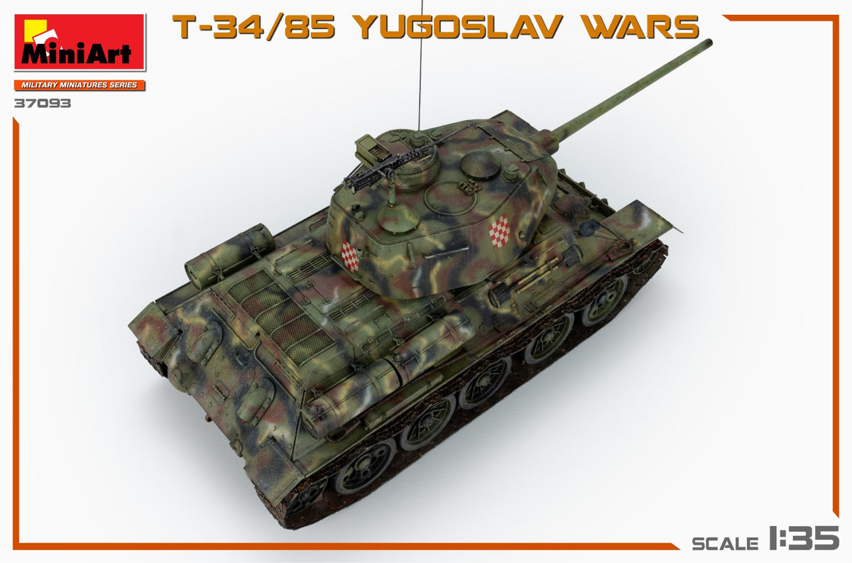 MiniArt 1/35 Military - T34/85 Yugoslav Wars - 37093