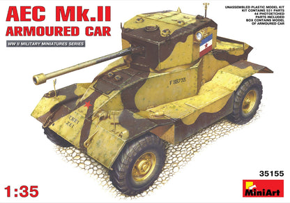 MiniArt AEC Mk.II Armoured Car - 35155 box art
