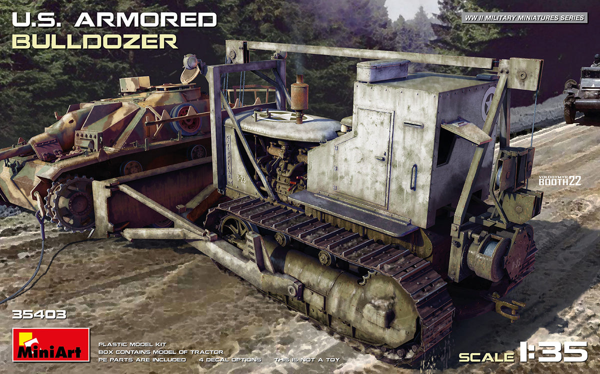 MiniArt U.S. Armored Bulldozer - 35403 box art