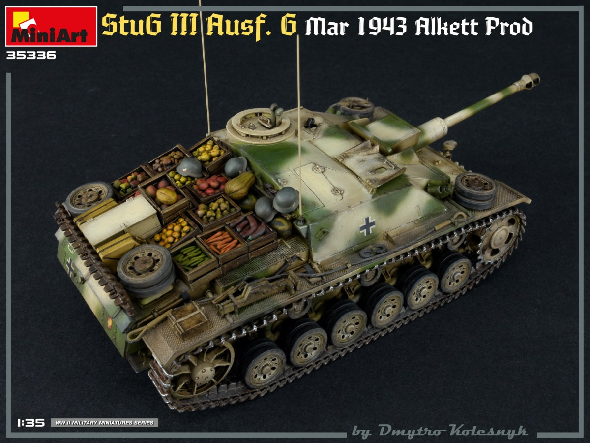 MiniArt 1/35 Military - StuG III Ausf G Mar 1943 Alkett Prod - 35336