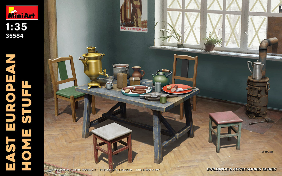 MiniArt East European Home Stuff - 35584 box art