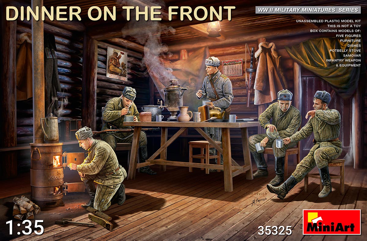 MiniArt Dinner on the front - 35325 box art
