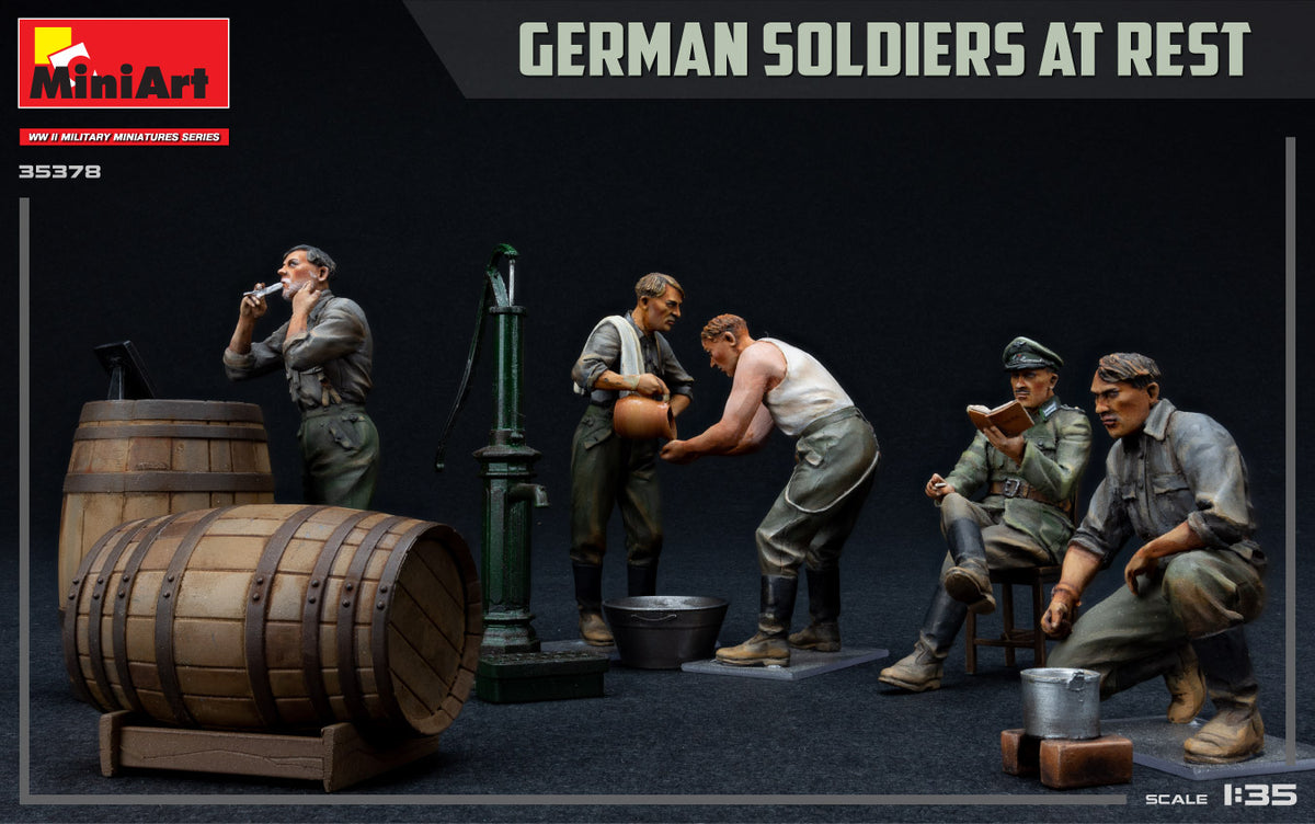 MiniArt 1/35 Military - German Soldiers at Rest (Spec Edition) - 35378
