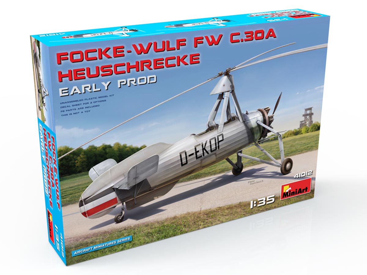 MiniArt Focke-Wulf Fw C.30A Heuschrecke Early - 41012 box art