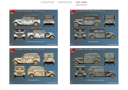 MiniArt 1/35 Military - Kfz.1 German Troop Carrier 170VK w/Canvas - 53003