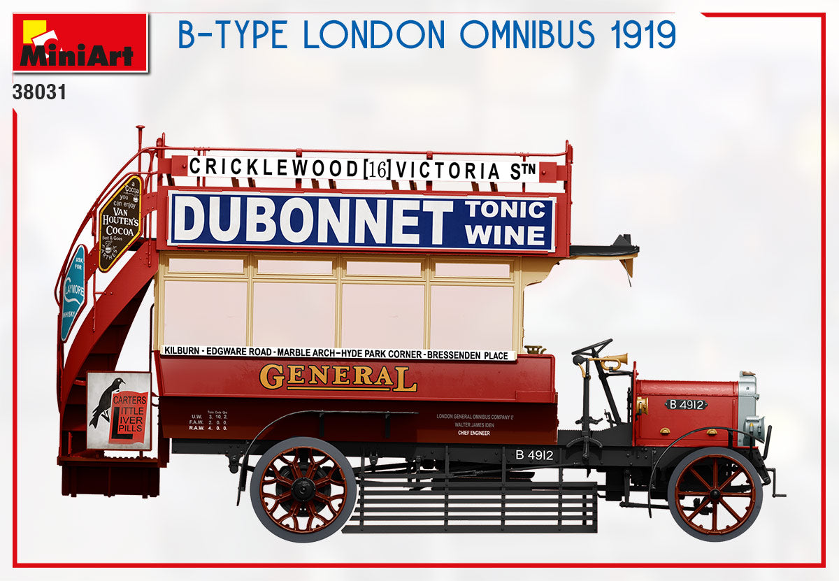 MiniArt 1/35 Military - B-Type London Omnibus (1919) - 38031