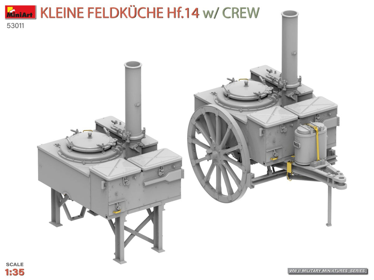 MiniArt 1/35 Military - Kleine Feldkuche HF.14 w/ Crew - 53011