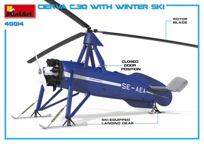 MiniArt 1/35 Military - Cierva C.30 with Winter Ski - 41014