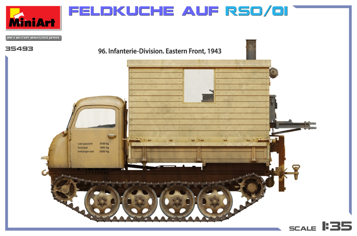 MiniArt 1/35 Military - Feldkuche Auf RSO/01 - 35493