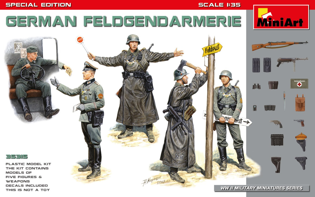 MiniArt German Feldgendarmerie (Spec Edt) - 35315 box art