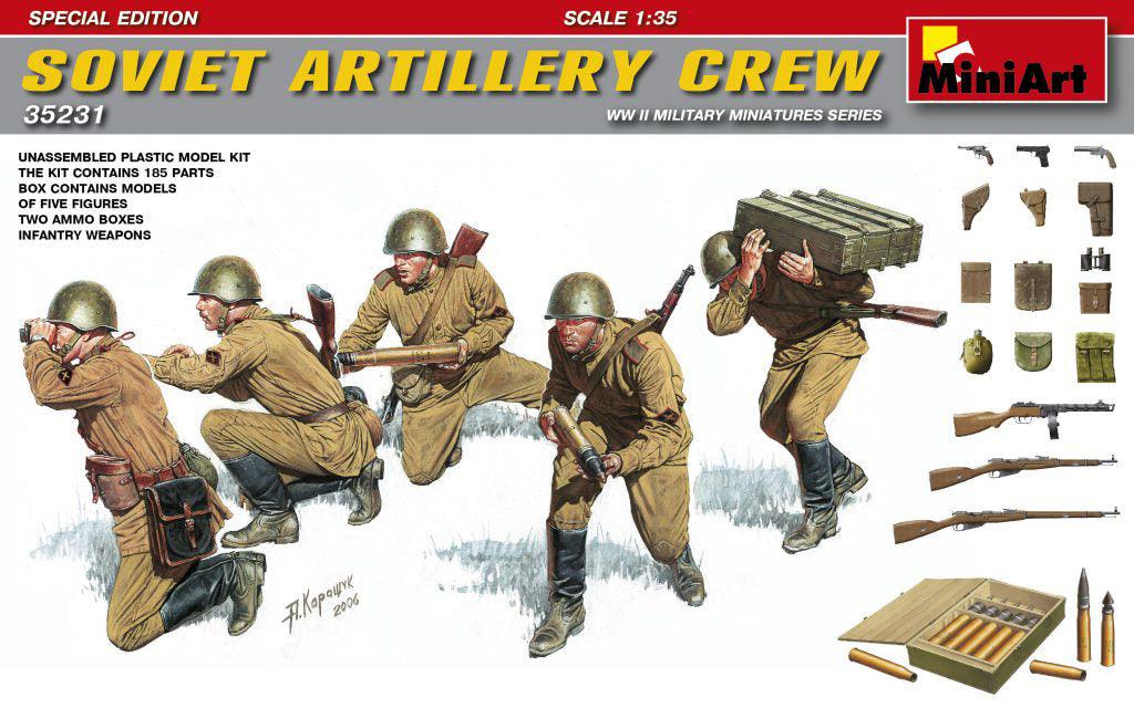 MiniArt Soviet Artillery Crew Special Edition - 35231 box art