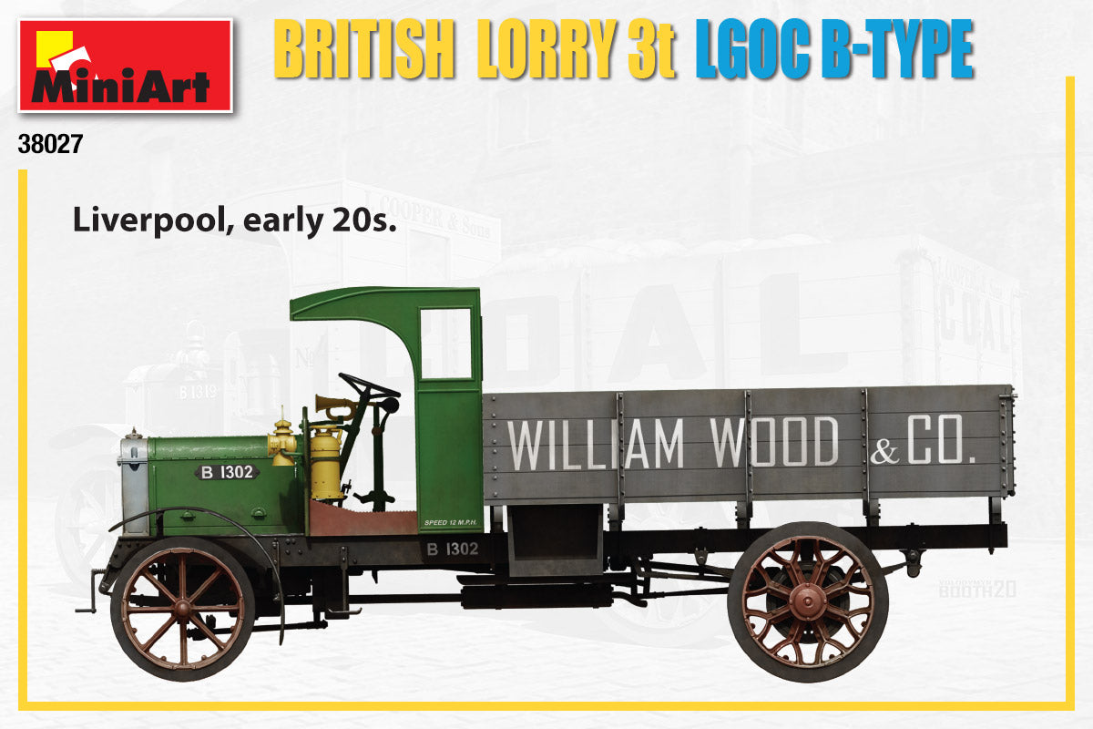 MiniArt 1/35 Military - British Lorry LGOC 3t B-Type - 38027