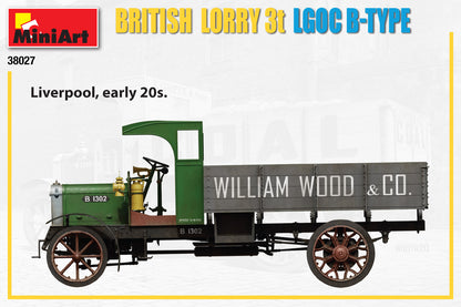 MiniArt 1/35 Military - British Lorry LGOC 3t B-Type - 38027