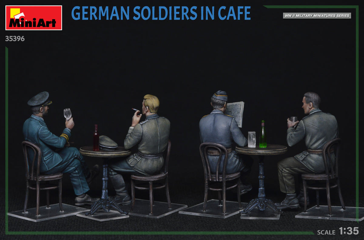 MiniArt 1/35 Military - German Soldiers in Cafe - 35396