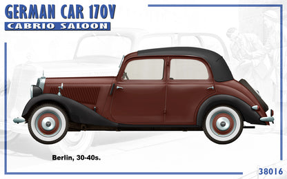 MiniArt 1/35 Military - German Car 170V Cabrio Saloon - 38016
