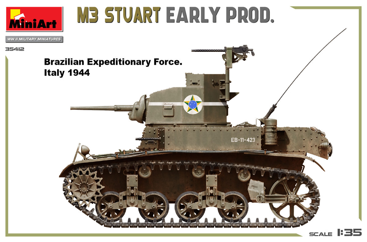 MiniArt 1/35 Military - M3 Stuart Early Prod - 35412