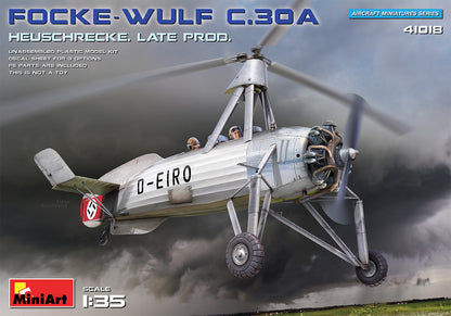 MiniArt Focke-Wulf Fw C.30A Heuschrecke Late - 41018 box art