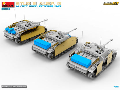 MiniArt 1/35 Military - StuG III Ausf. G Oct '43 Alkett Prod INT Kit - 35352