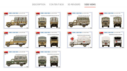 MiniArt 1/35 Military - German 3t Cargo Truck 3,6-36s Late Prod - 35459