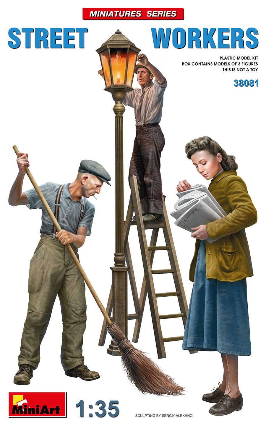 MiniArt Street Workers - 38081 box art