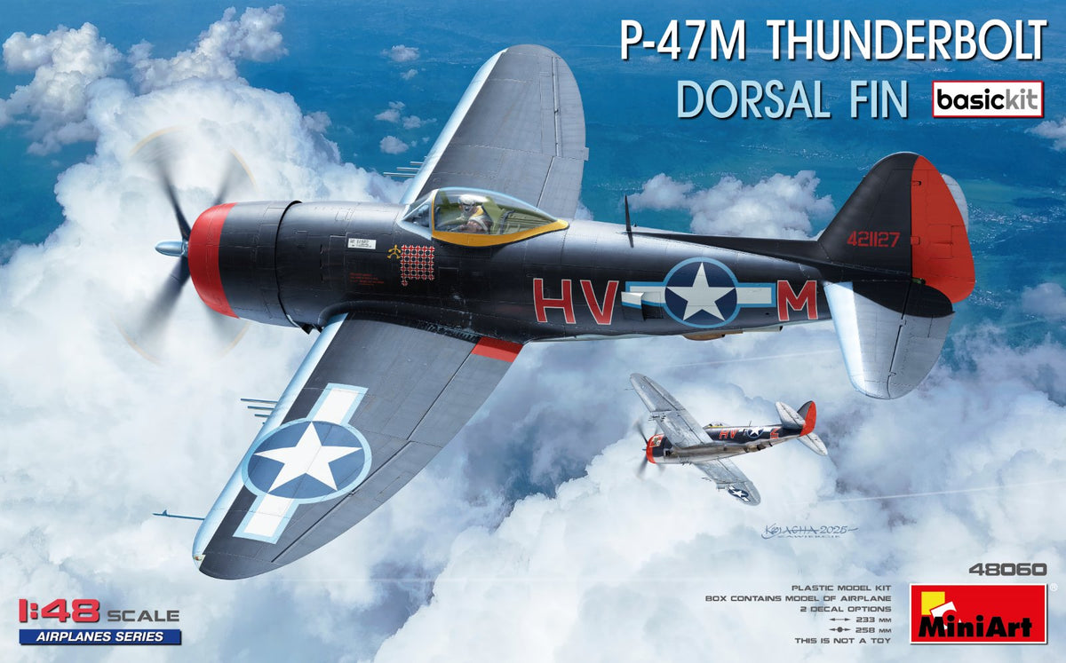 MiniArt P-47M Thunderbolt, Dorsal Fin Basic - 48060 box art