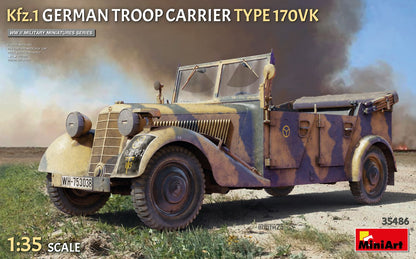 MiniArt Kfz.1 German Troop Carrier Type 170VK - 35486 box art
