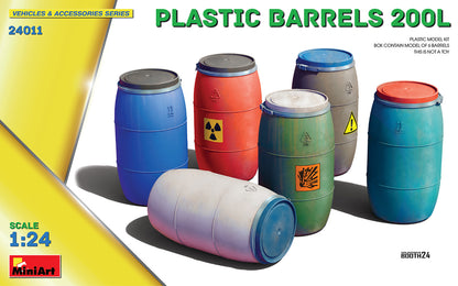 MiniArt Plastic Barrels 200L - 24011 box art