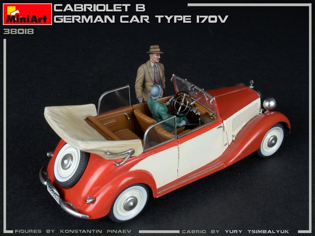 MiniArt 1/35 Military - Cabriolet B Germn Car Type 170V - 38018