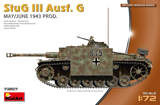 MiniArt StuG III Ausf G May/June 1943 - 72107 box art