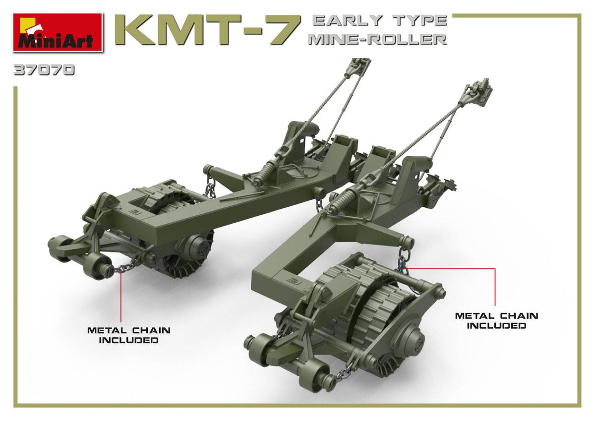 MiniArt 1/35 Military - KMT-7 Early Type Mine Roller - 37070