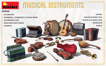 MiniArt 1/35 Military - Musical Instruments - 35622