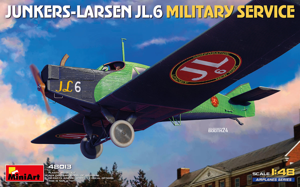MiniArt Junkers-Larsen JL.6 Military Service - 48013 box art