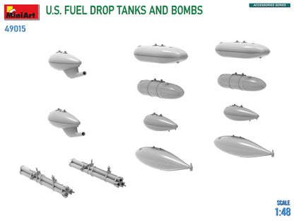 MiniArt 1/48 Military - US Fuel Drop Tanks and Bombs - 49015