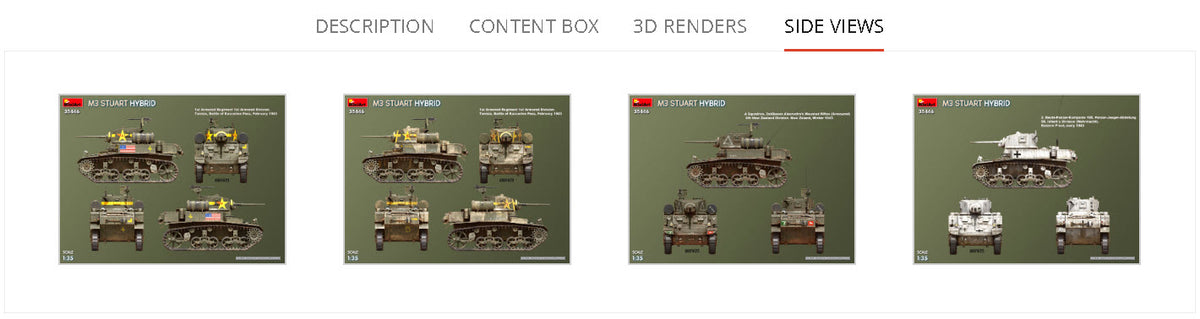 MiniArt 1/35 Military - M3 Stuart Hybrid - 35446