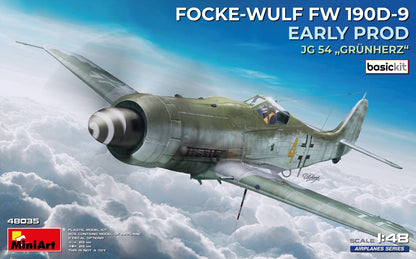 MiniArt Focke-Wulf Fw 190D-9 Early JG54 Grunherz - 48035 box art
