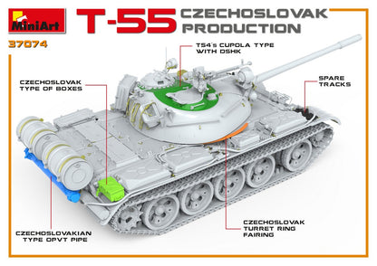 MiniArt 1/35 Military - T-55 Czechoslovak Prod - 37074