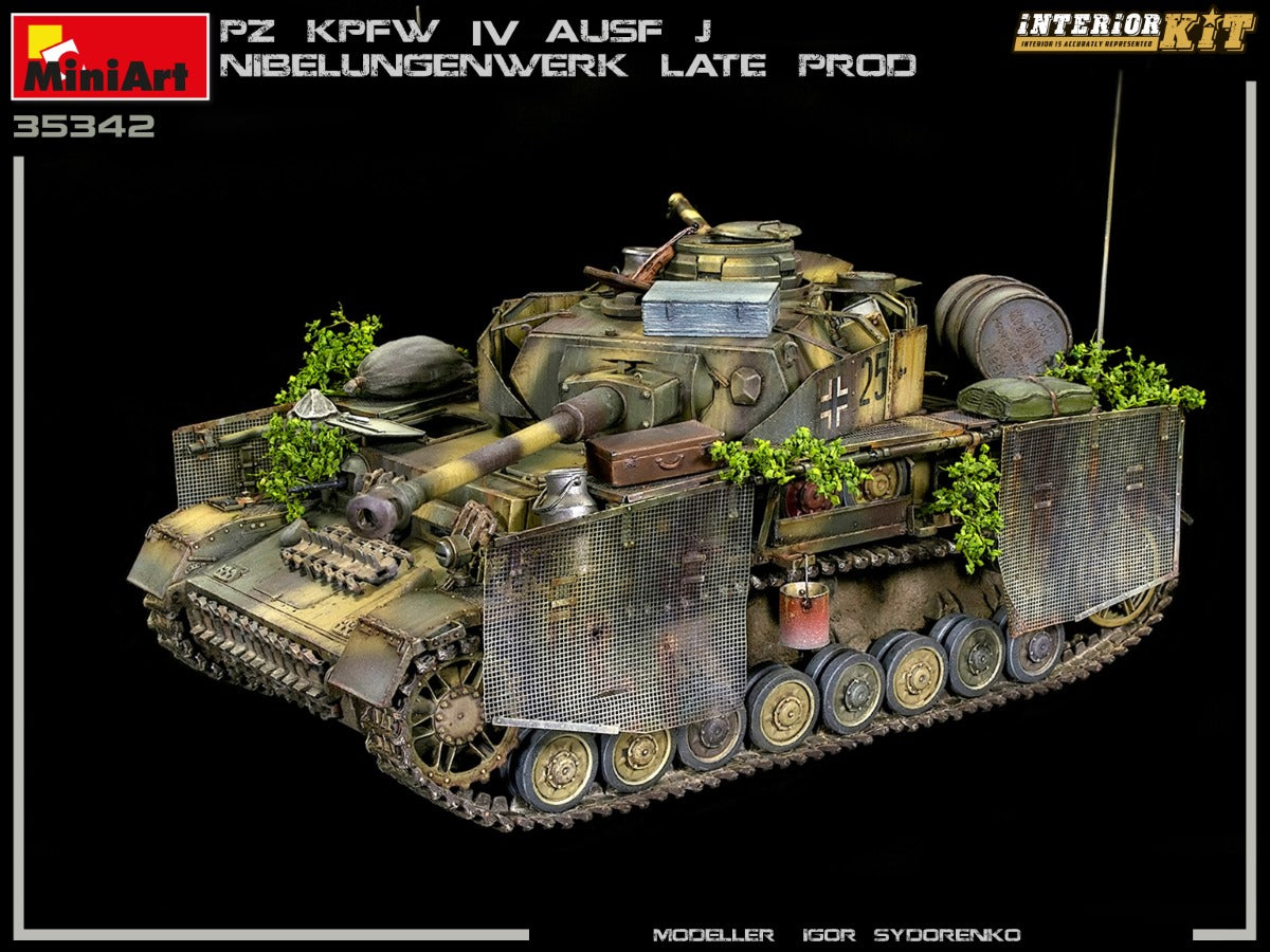 MiniArt 1/35 Military - Pz.Kpfw.IV AusfJ Nibelungenwerk Late - 35342