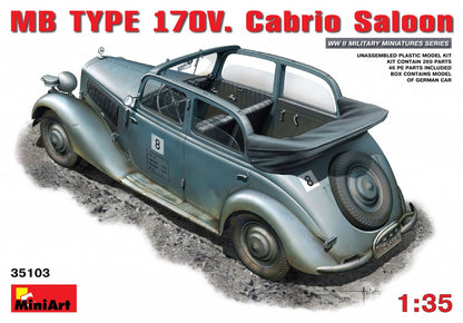 MiniArt MB Type 170V German Cabrio Saloon - 35103 box art
