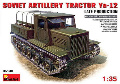 MiniArt Ya-12 Soviet Artillery Tractor (Late) - 35140 box art