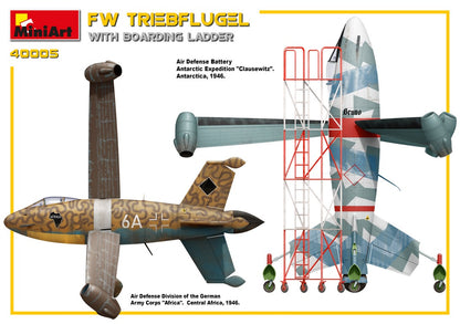 MiniArt 1/35 Aircraft - Focke-Wulf Triebflugel & Boarding Ladder - 40005