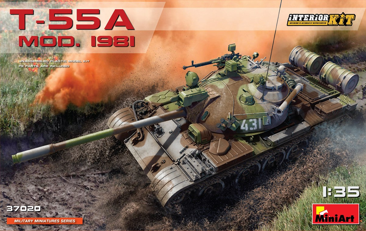 MiniArt T-55A Late Mod. 1981 Interior Kit - 37020 box art