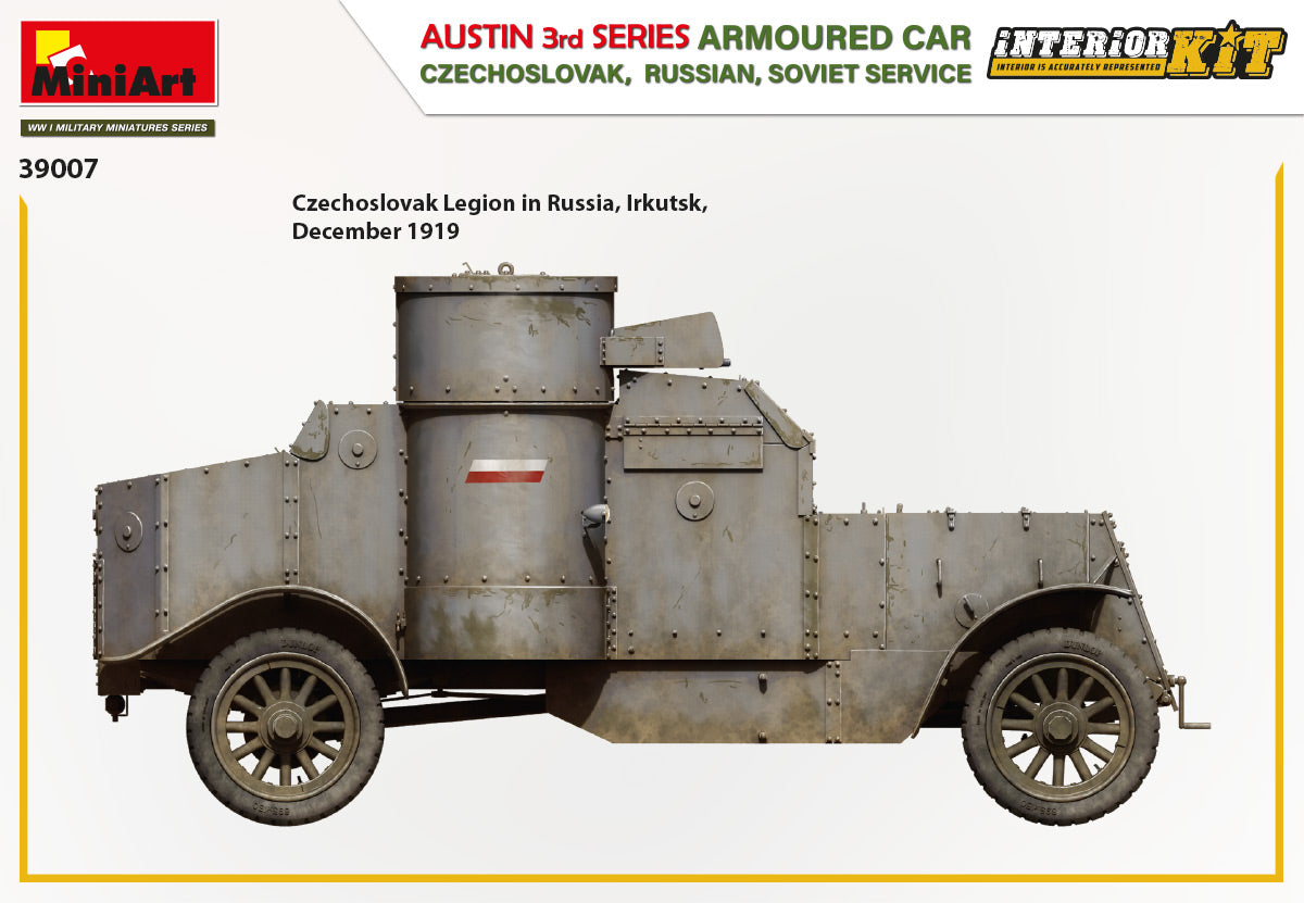 MiniArt 1/35 Military - Austin Armored Car (Soviet Service) - 39007