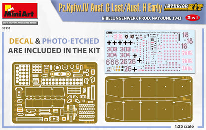MiniArt 1/35 Military - Pz.Kpfw.IV Ausf G Last / H Early - 35333