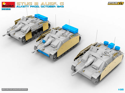 MiniArt 1/35 Military - StuG III Ausf. G Oct '43 Alkett Prod INT Kit - 35352