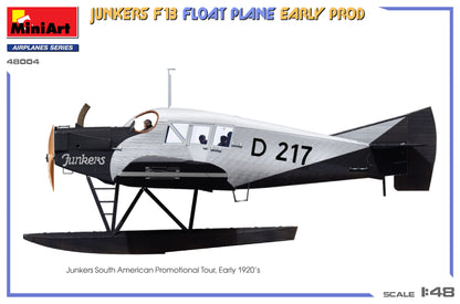 MiniArt 1/48 Aircraft - Junkers F13 Float Plane, Early Prod - 48004